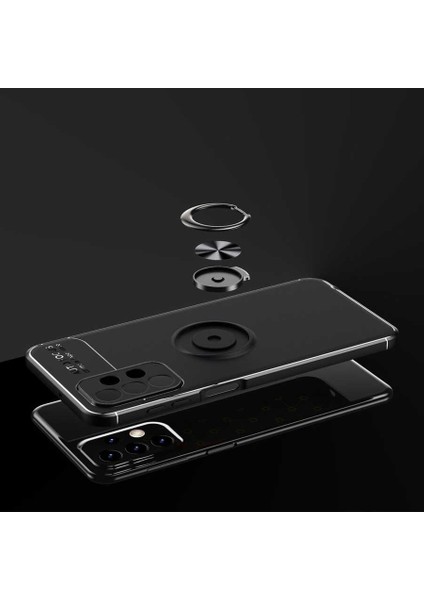 - Samsung Galaxy A23 - Kılıf Yüzüklü Karbon Ravel Silikon Kapak - Siyah indirimleri