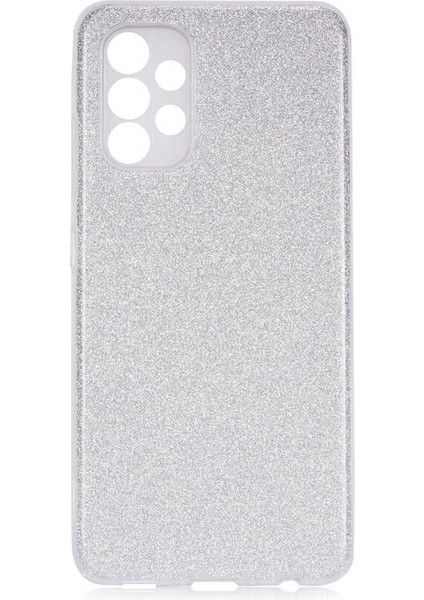 - Samsung Galaxy A32 4G - Kılıf Simli Koruyucu Shining Silikon - Mor