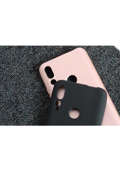 Huawei Y9 Prime 2019 Kılıf Mat Soft Premier Silikon Kapak Lacivert