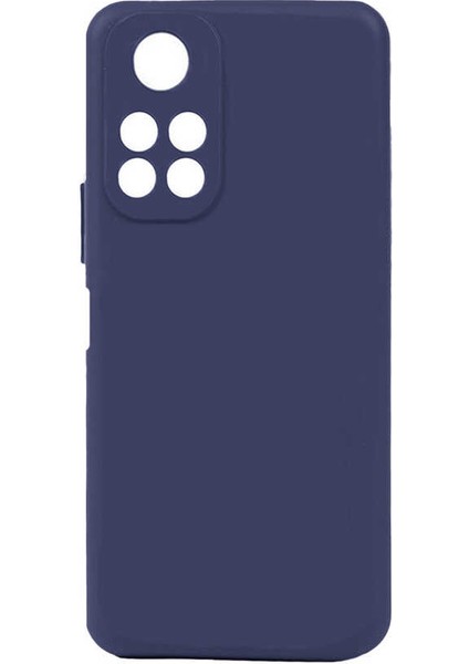 Infinix Note 11 Pro - Kılıf Mat Soft Esnek Biye Silikon - Lacivert