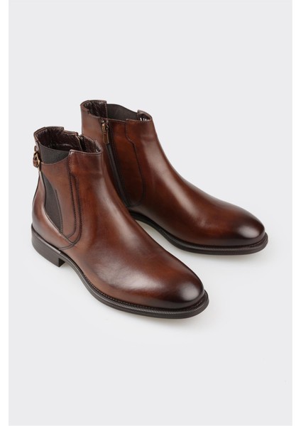 Kahve Deri Erkek Klasik Bot fiyatları