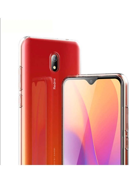 Xiaomi Redmi 8A Kılıf Şeffaf Soft Slim Fitt Süper Silikon Kapak