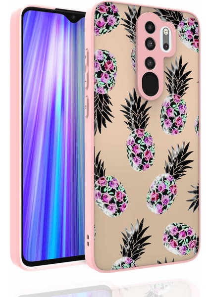 - Xiaomi Redmi Note 8 Pro - Kılıf Desenli Kamera Korumalı Parlak Nora Kapak - NO1 - T24271