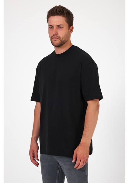 Erkek Bisiklet Yaka Human Baskılı T-Shirt 7027 fiyatları
