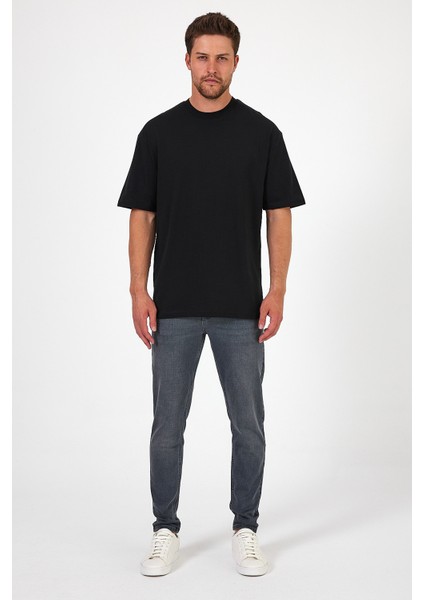 Erkek Bisiklet Yaka Human Baskılı T-Shirt 7027 indirimleri