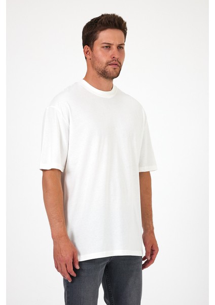 Erkek Bisiklet Yaka Human Baskılı T-Shirt 7027 fiyatları