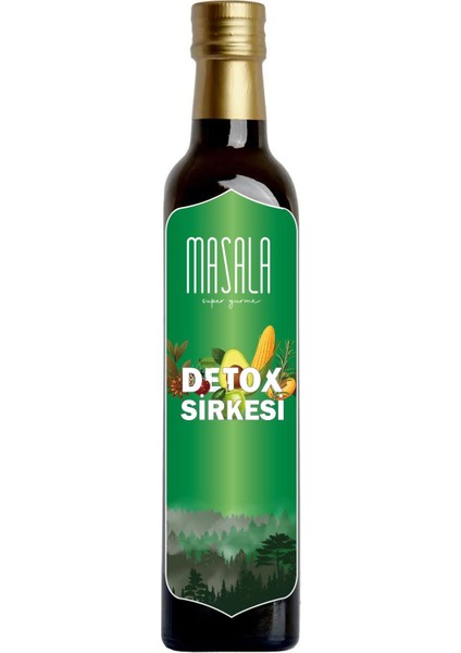 Sandalos Sakızlı Detoks Elma Sirkesi 500 ml (Kinoa-Kiraz Sapı-Avokado Yaprağı-Chia Tohumlu)