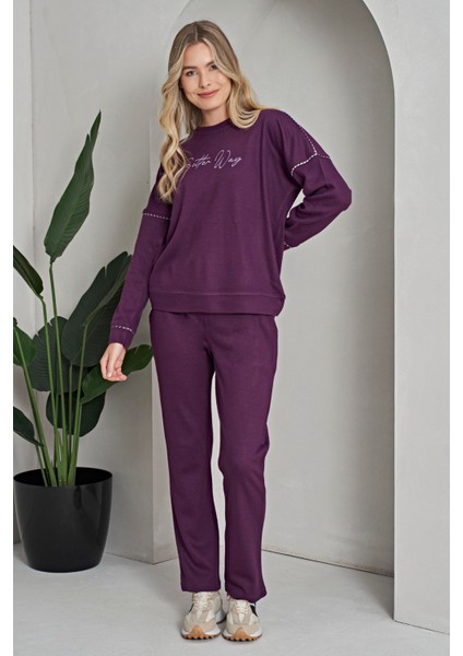 8127 Kadın Kışlık Pijama Takımı