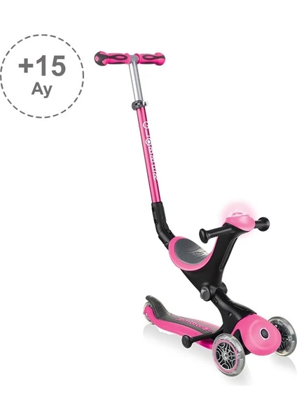 Go Up Deluxe Play Scooter - Pembe