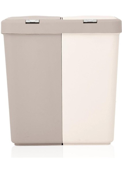 Bej Çamaşır Sepeti - 80 Lt, Plastik, Şık ve Hafif Tasarım fiyatları