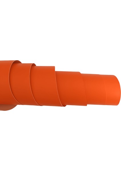 Mat Turuncu Renk Dayanıklı Araç Motor Mobilya Kaplama Folyosu 126Cm X1 Metre