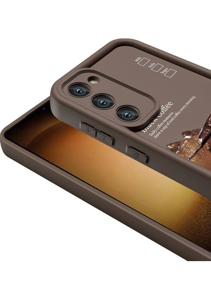 - Samsung Galaxy S23 - Kılıf Kamera Korumalı Baskılı Arka Yüzey Klas Kapak - Siyah - T32299