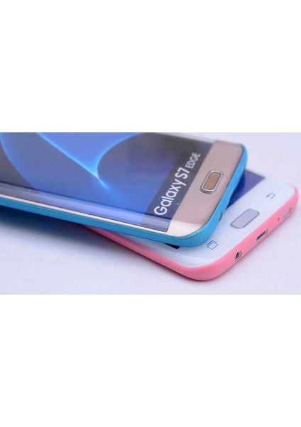 - Samsung Galaxy S7 Edge - Kılıf 1.Kalite Mat Ultra İnce PP Kapak - Mavi