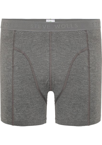 Erkek Gri 3’lü Klasik Bambu Boxer - 25101