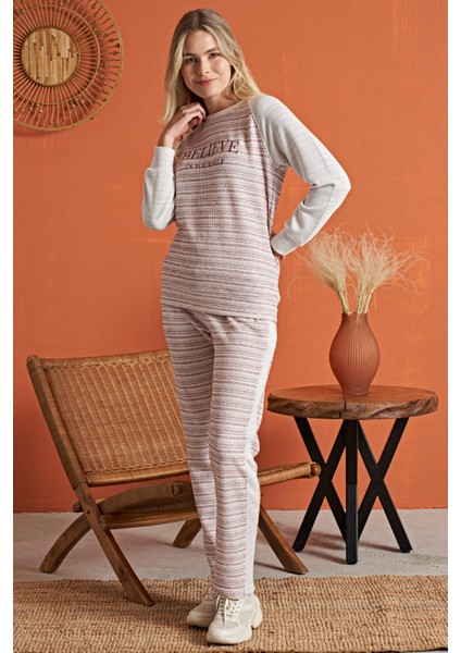 8116 Kadın Kışlık Pijama Takımı