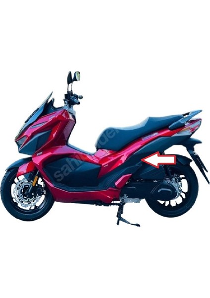 Jet X 125 Arka Yan Panel Altı Siyah Parça Sol Orijinal fiyatları