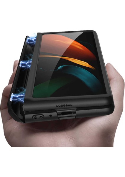 - Samsung Galaxy Z Fold 2 - Kılıf Koruyucu M-Magnet Kılıf - T20119 modelleri