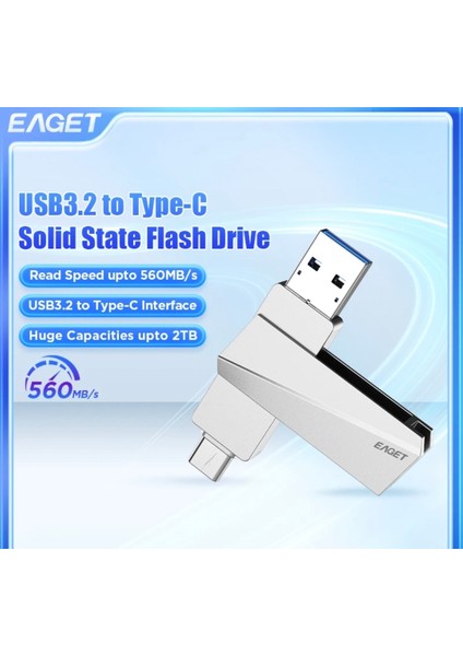 256Gb.Type-C ve USB 3.2 Type-C Girişli Tüm Cihazlara İphone Serisine Uygun ve İphone Dönüştürücü Hediye Yüksek Hızlı Usb Otg Flash Bellek Çift Giriş Metal Sağlam Orjinal