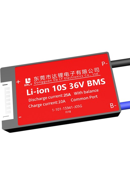 Daly Bms 10S 36V/DEŞARJ 25A/ŞARJ 10A/BALANSLI