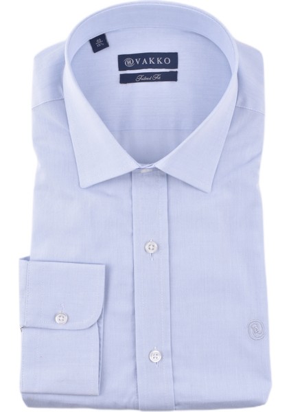 1209052 V.Silim Fit Gömlek/açık Mavi/42