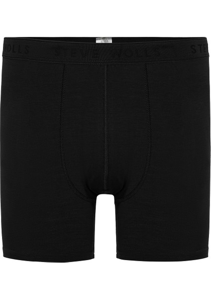 Erkek Siyah 5’li Uzun Paça Bambu Boxer - 25203 (BUS100)
