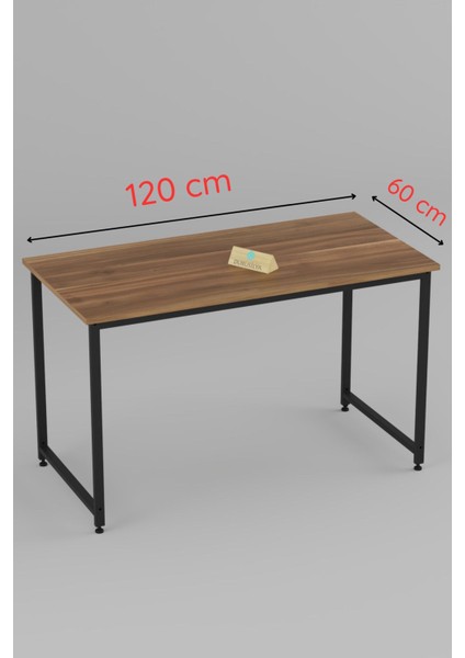 Çalışma Masası , Bilgisayar Masası , Ofis Masası , 120x60 - Ceviz