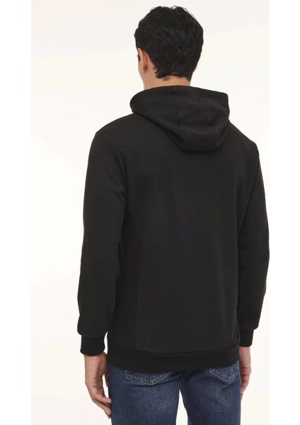 A10188949208010 Siyah Erkek Sweatshirt