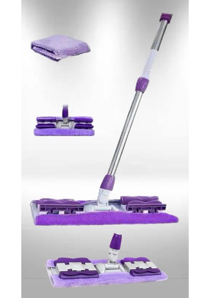 Easy Clean Beyaz Sabun Katkılı Mopa Uyumlu Yer Temizlik Havlusu 50 Yaprak + Mop Aparatı