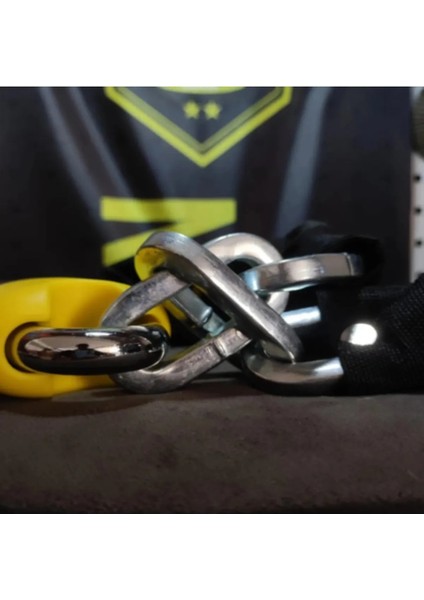 Motosiklet K-Bloc 200 Cm Zincir Kilit Kesilmeye Dayanıklı Motor Kilidi 2 Metre indirimleri