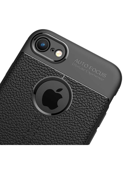 Apple iPhone 6 Plus Kılıf Auto Focus Karbon Niss Silikon Kapak Kırmızı