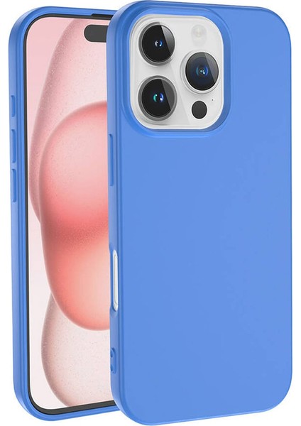 Apple iPhone 16 Pro Max Uyumlu Liquid Serisi Içi Kadife Lansman Silikon Kılıf