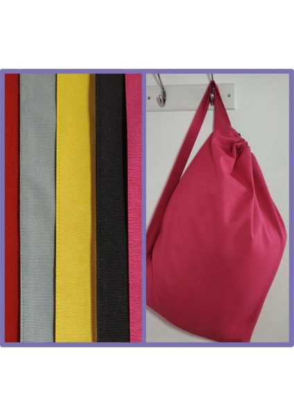 Tekno Trust El Yapımı Duck Kumaş Keten Pembe Askılı Çamaşır Oyuncak Kirli Saklama Torbası 5 Renk 65*45 cm