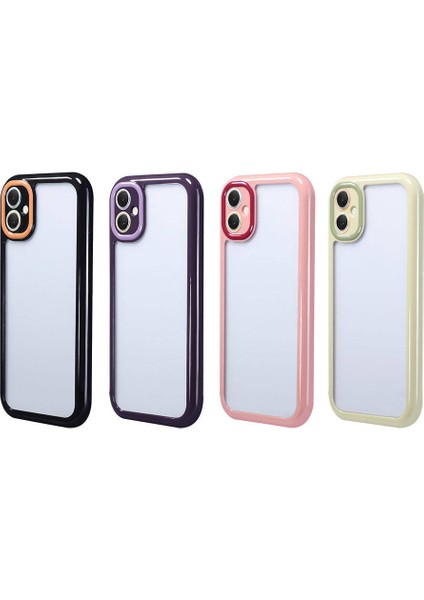 - Samsung Galaxy A05 - Kılıf Kamera Korumalı Renkli Kenar ve Çerçeve Tasarımlı Vitamin Kapak - Siyah - T32428 modelleri