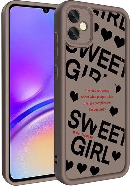 - Samsung Galaxy A05 - Kılıf Kamera Korumalı Baskılı Arka Yüzey Klas Kapak - Koyu Kahve - T32275 fırsatları