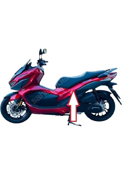 Jet X 125 Arka Yan Panel Sol Kırmızı Orijinal fiyatları
