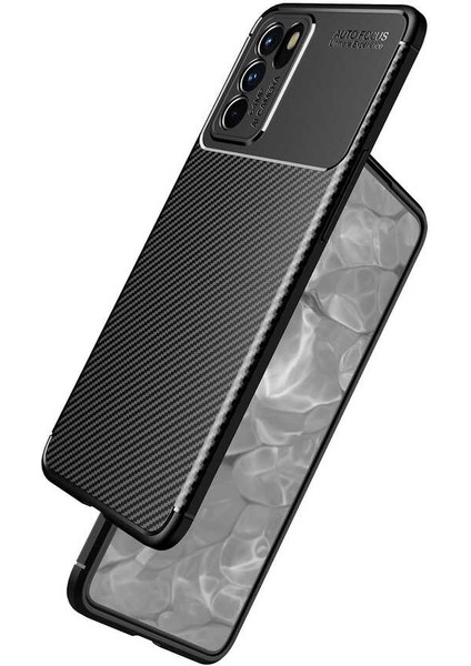 - Oppo Reno 6 4G - Kılıf Auto Focus Karbon Negro Silikon Kapak - Siyah - T19051 fırsatları