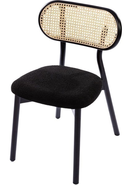 Orpheus Siyah Teddy Hazeranlı Siyah Ahşap Sandalye modelleri