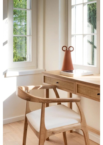 Helsinki Antrasit C Model Bohem Ceviz Ahşap Sandalye