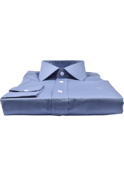 5009642 Vakko Düz Slim Fit Gömlek/indigo Lacivert/46 modelleri