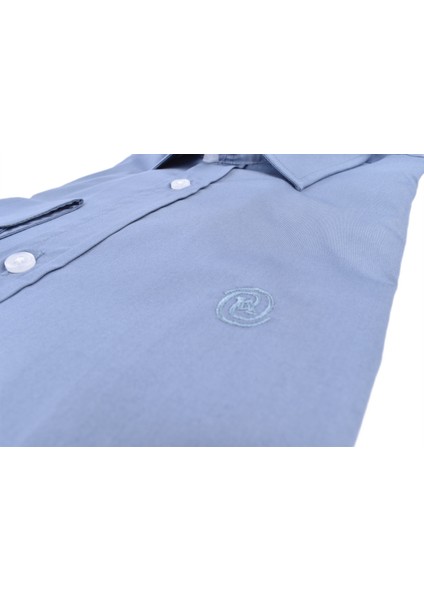 5009642 Vakko Düz Slim Fit Gömlek/indigo Lacivert/46 fırsatları