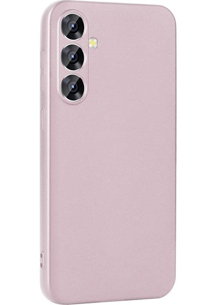 Samsung Galaxy A35 Kılıf Mat Soft Premier Silikon Kapak - Rose Gold