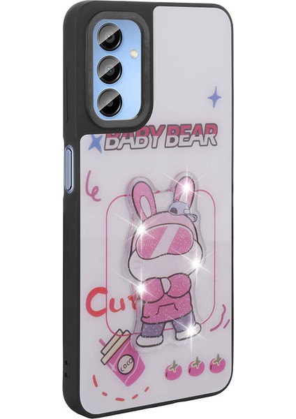 - Samsung Galaxy A25 - Kılıf Parlayan Kabartmalı İkonik Figürlü Amas Silikon Kapak - Mor - T31206 indirimleri