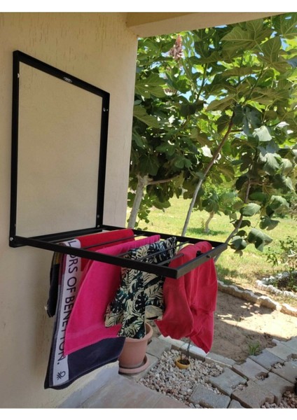 Katlanır Çamaşırlık Kurutmalık, Büyük Boy, Metal, Siyah, Pratik ve Dayanıklı fırsatları