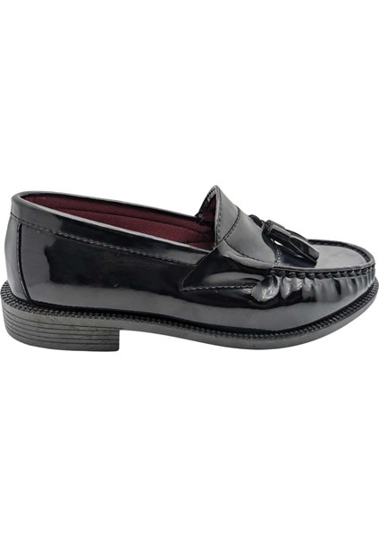 Drakar Nomads Erkek Loafer Ayakkabı - Drakar Nomads - Siyah-Rugan - 44