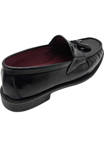 Drakar Nomads Erkek Loafer Ayakkabı - Drakar Nomads - Siyah-Rugan - 44