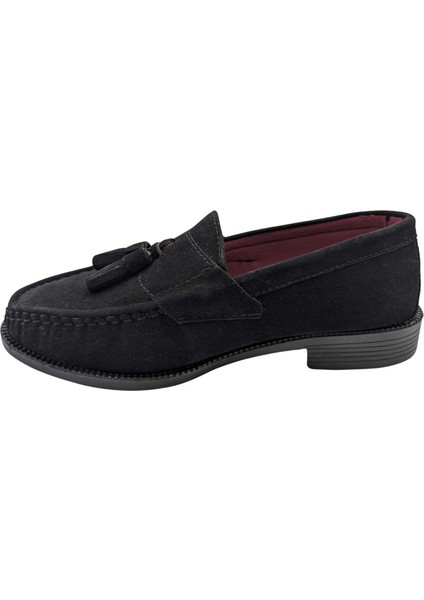 Drakar Nomads Erkek Loafer Ayakkabı - Drakar Nomads - Siyah-Süet - 44