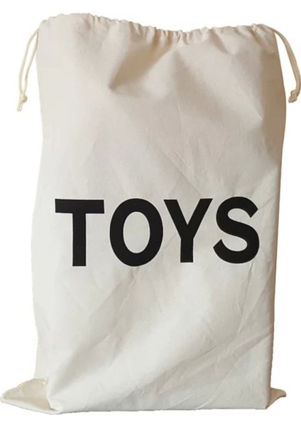 50x70cm Gri Kanvas Toy ve Çamaşır Saklama Torbası, Hacim: 0-19 L fiyatları