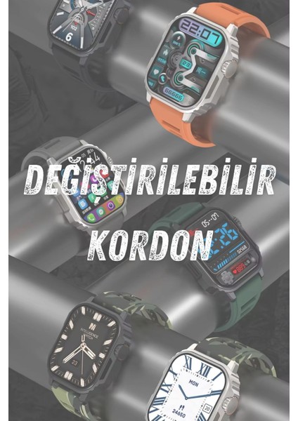 TW11 Akıllı Saat 50MM Miniled Ekran Akıllı Kol Saati