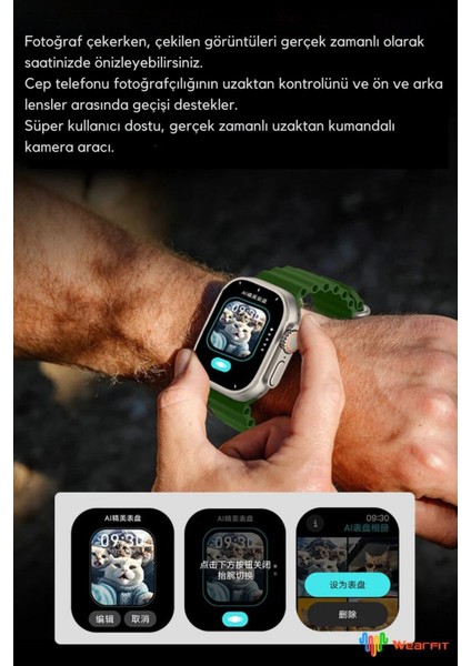 HK10 Ultra 3 Akıllı Saat 49 mm Akıllı Kol Saat
