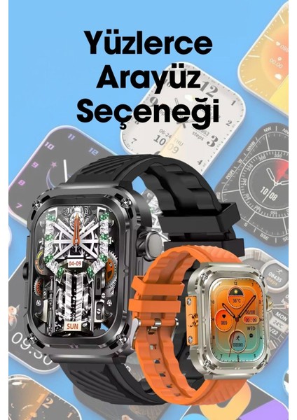 Z85 Max Akıllı Saat 51MM Miniled Ekran Akıllı Kol Saati